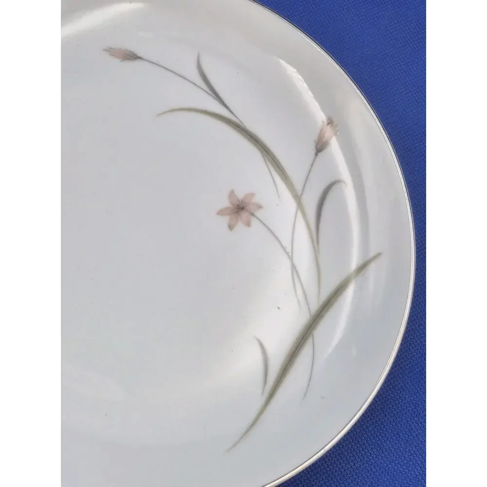 Three Vintage Mikasa Astrea China Dessert/Salad Plates Japan Gold Rim 8